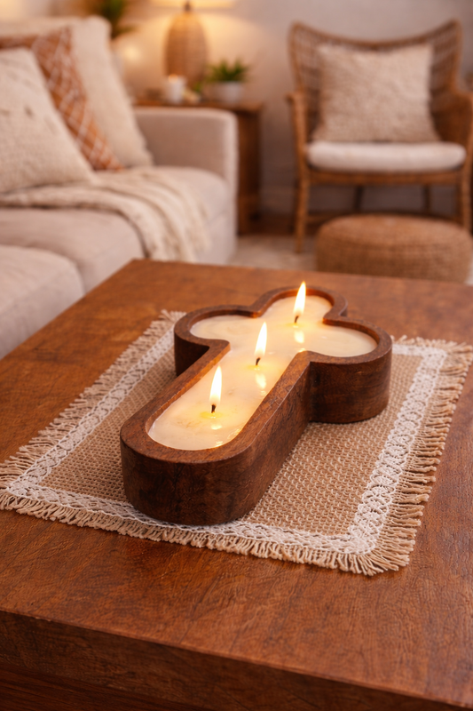 ** ALL NEW ** RUSTIC WOODEN CROSS