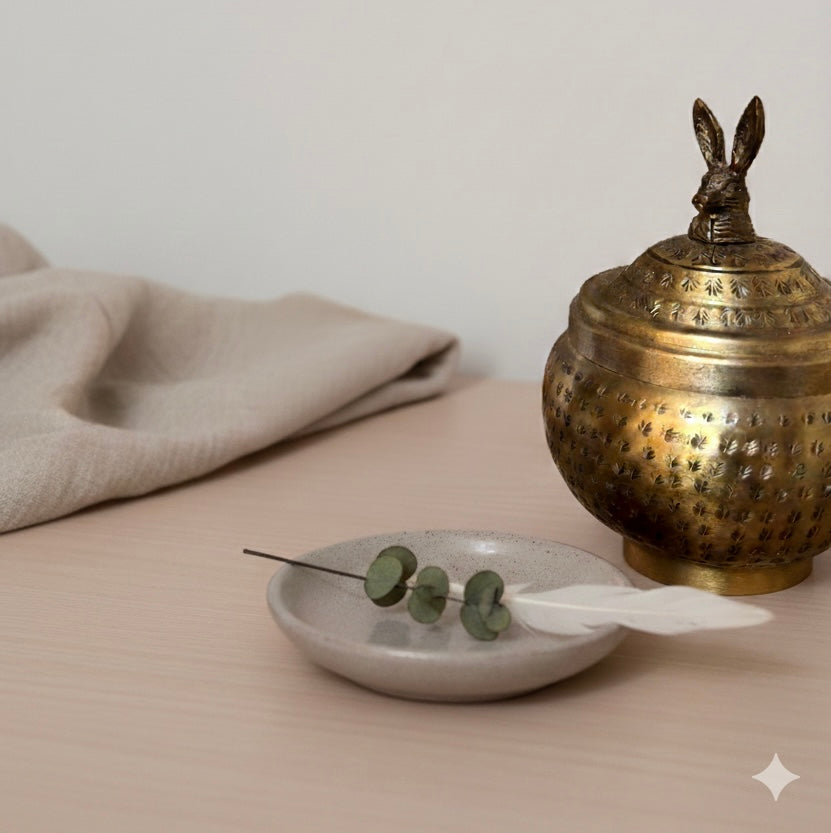 Boho Brass Rabbit