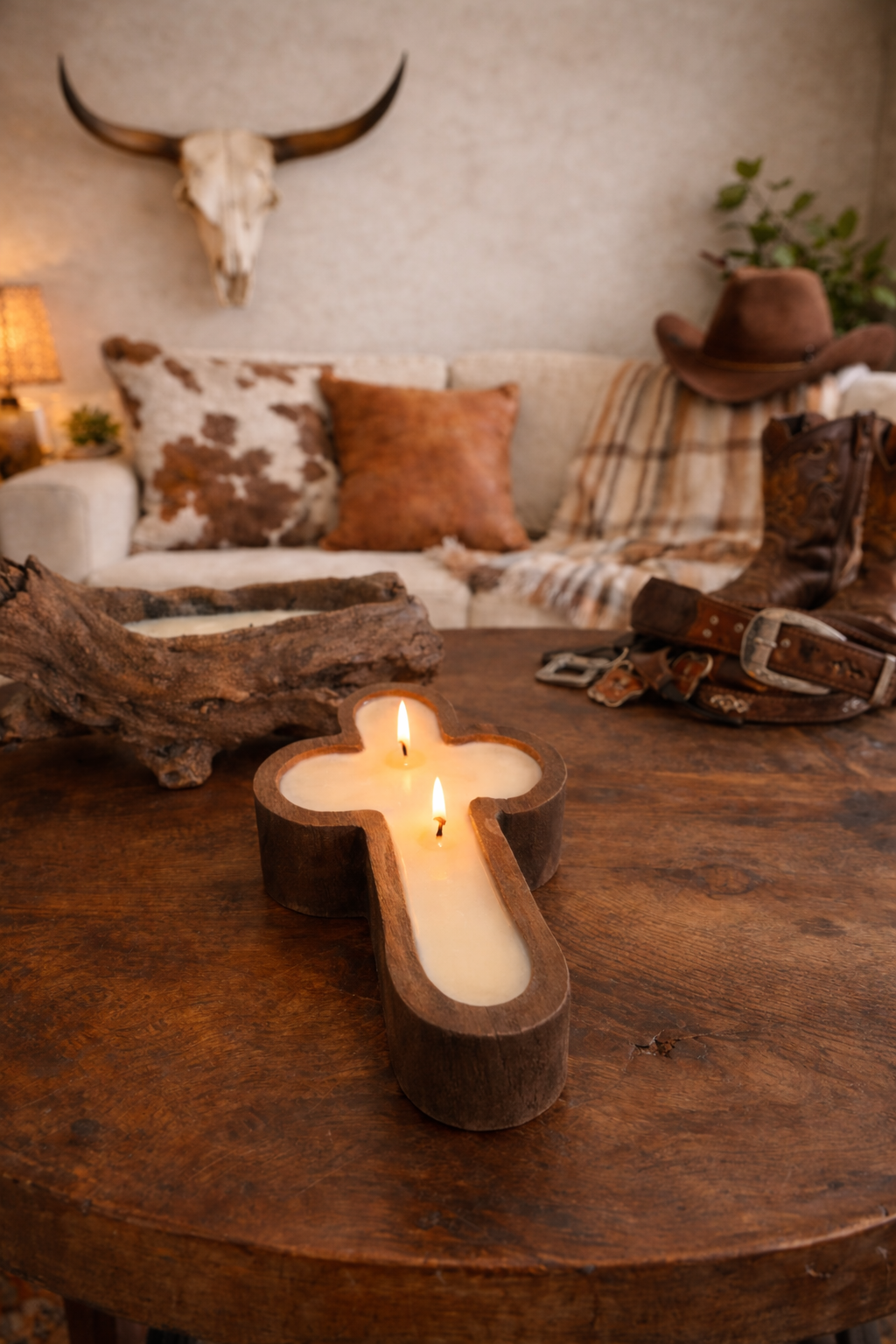 ** ALL NEW ** RUSTIC WOODEN CROSS